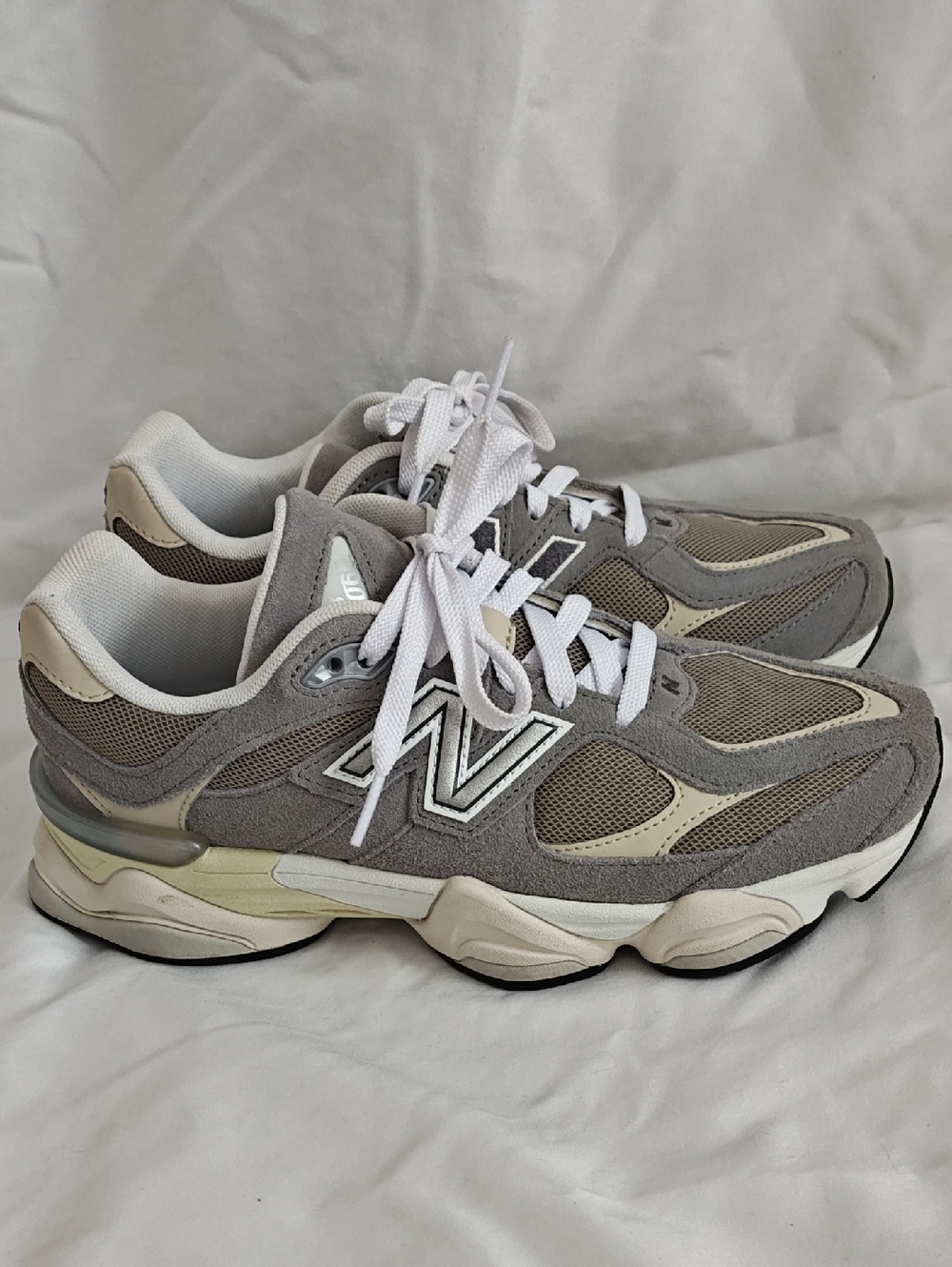 New Balance 9060's Slate Gray/Arid Stone M7 W8.5